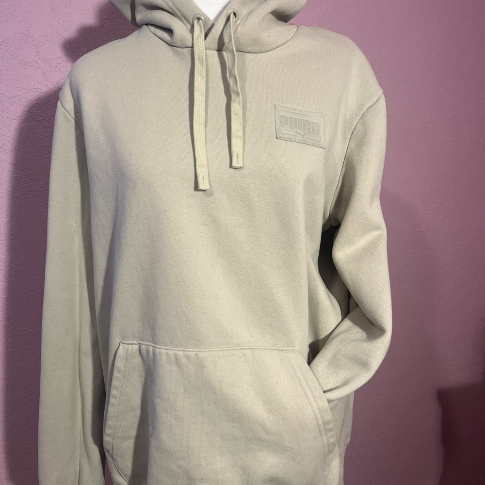 Puma Men's Cream Hoodie
